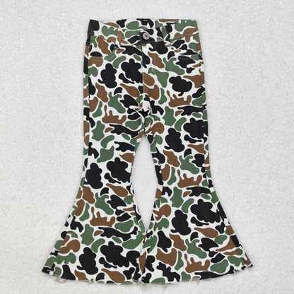 Sibling Baby Boys Girls Camouflage Hunting Season Denim Jeans Pants C11.19