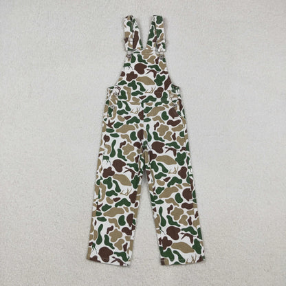 Sibling Baby Boys Kids Fall Hunting Camo Denim Strap jumpsuits Overall C11.6