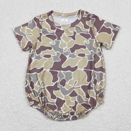 Sibling Baby Boys Girls Khaki Shirts Tops Short Bottom Rompers C11.28