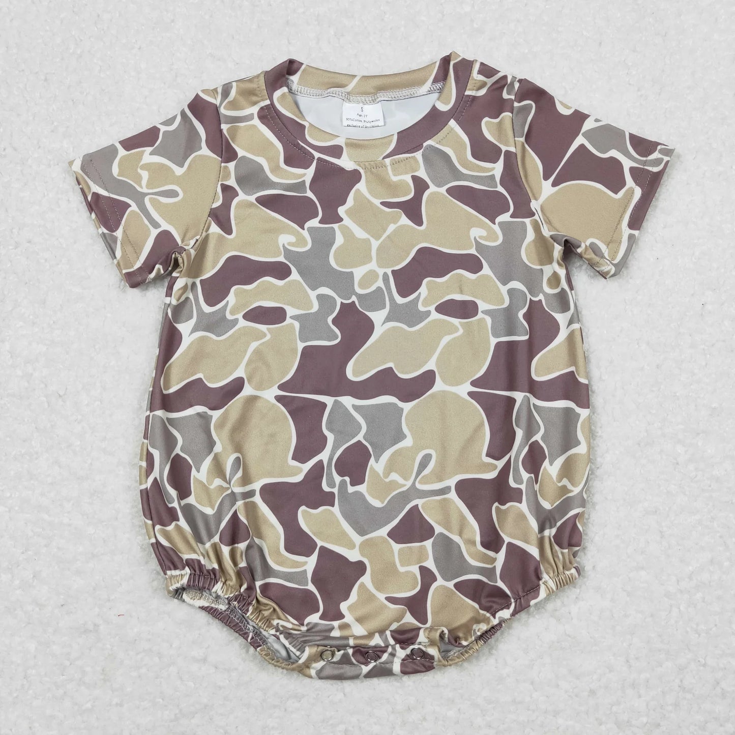 Sibling Baby Boys Short Sleeves Southern Camo Rompers C11.29