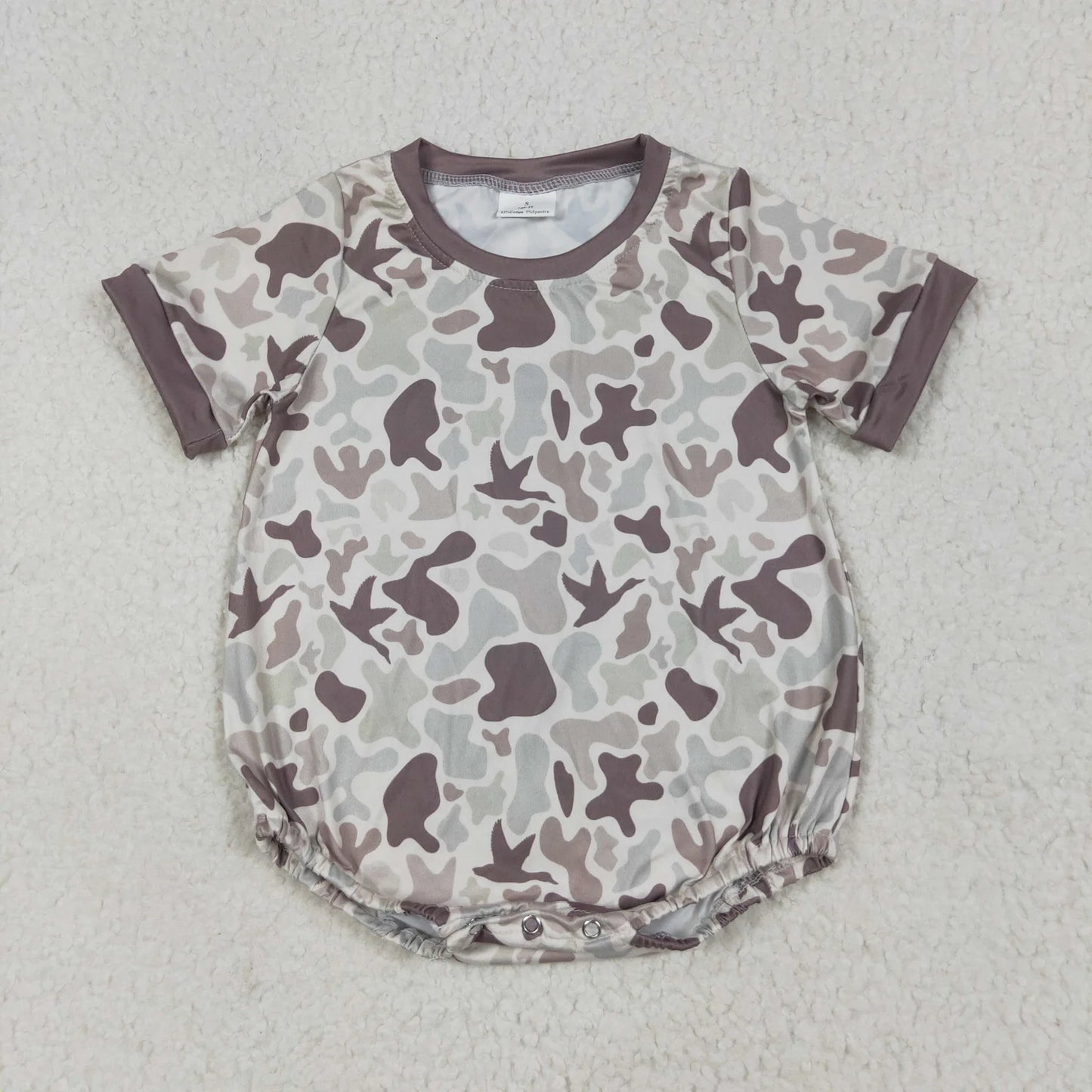 Sibling Baby Boys Short Sleeves Western Camo Rompers C10.22