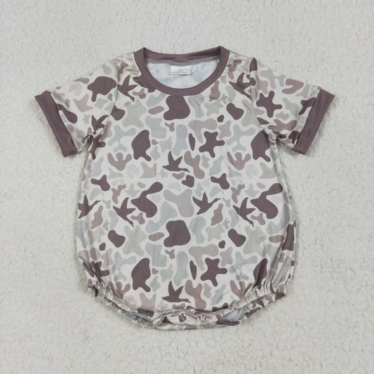 Sibling Baby Boys Short Sleeves Western Camo Rompers C10.22