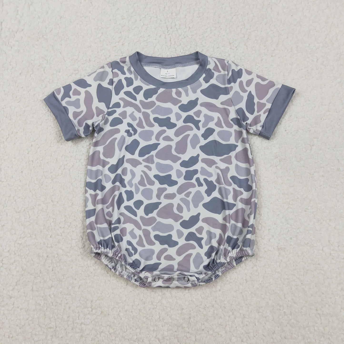 Sibling Baby Boys Short Sleeves Southern Camo Rompers C11.29