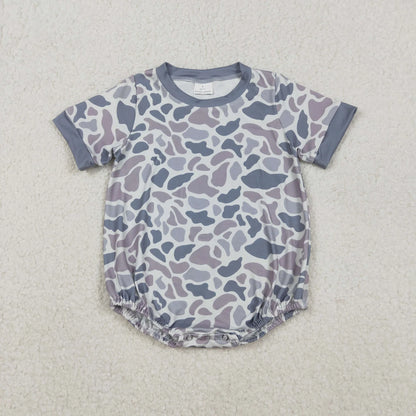 Sibling Baby Boys Short Sleeves Southern Camo Rompers C11.29
