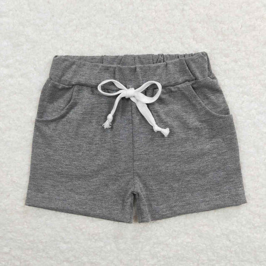 SS0133 light gray pocket shorts
