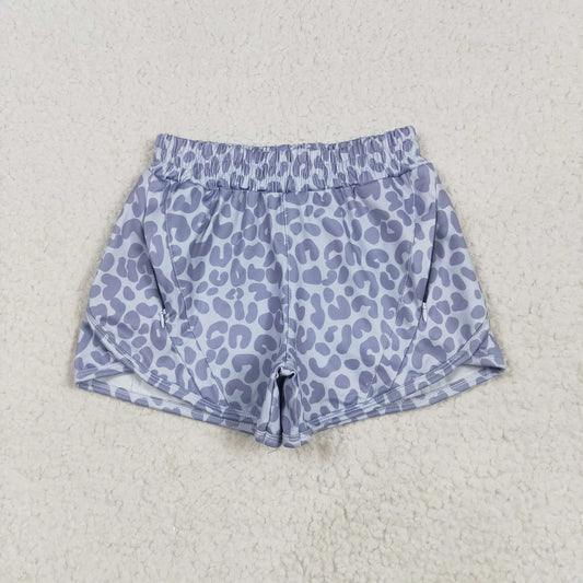 Mama and Me Colorful Leopard Sprinkles Yoga Active Shorts Bottoms C11.14