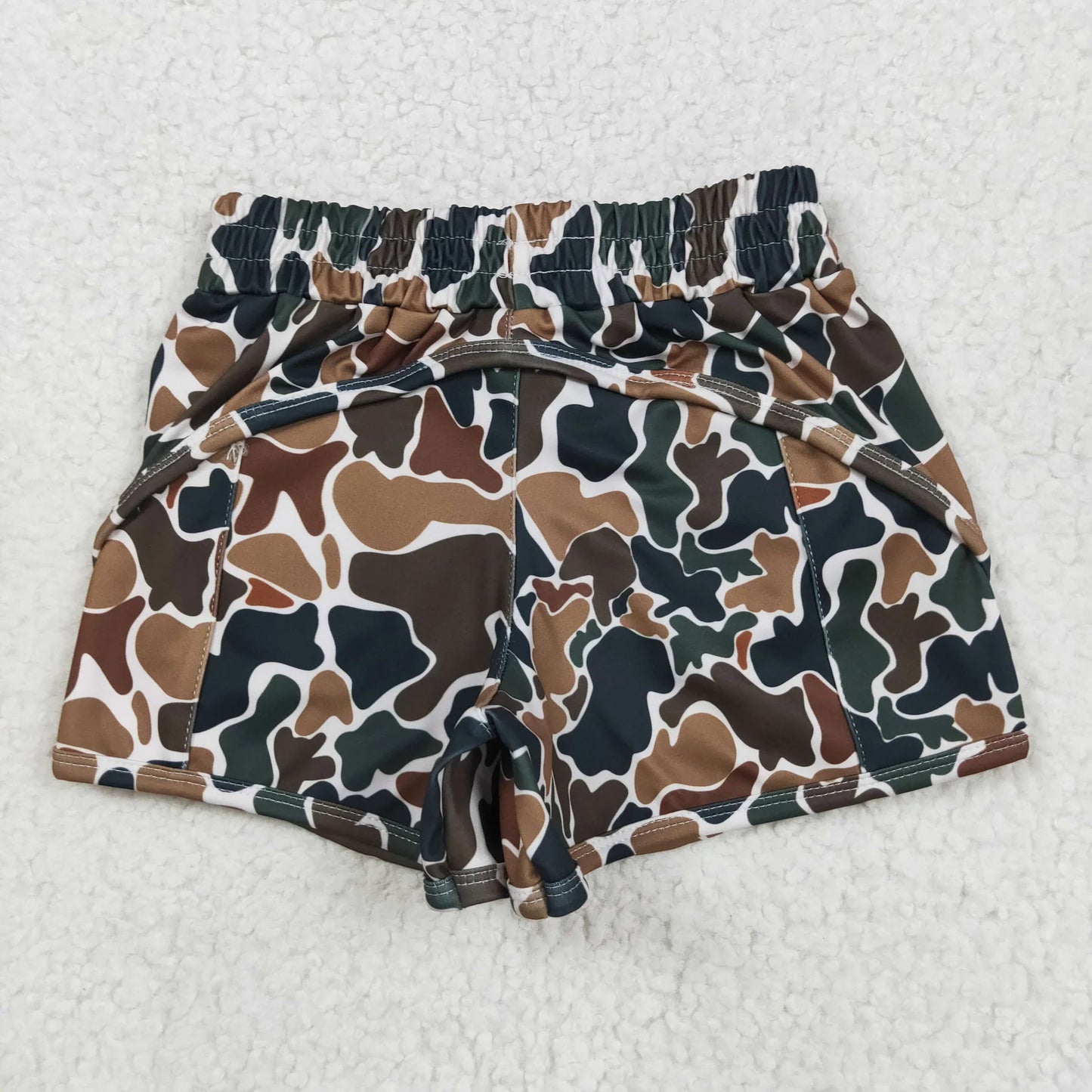 Mama and Me Colorful Leopard Sprinkles Yoga Active Shorts Bottoms C11.14