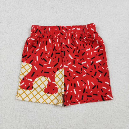 Sibling Baby Boys Drip Sprinkles Team Shorts Bottom With Belt C10.9
