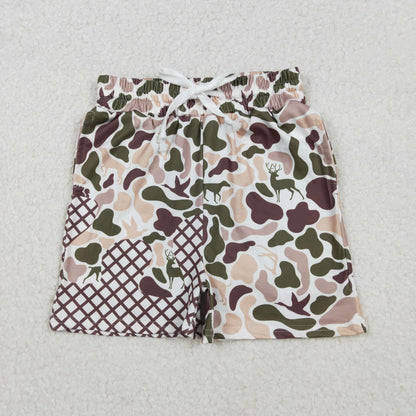 Sibling Baby Boys Camo Drip Pockets Southern Hunting Shorts Bottom C11.1