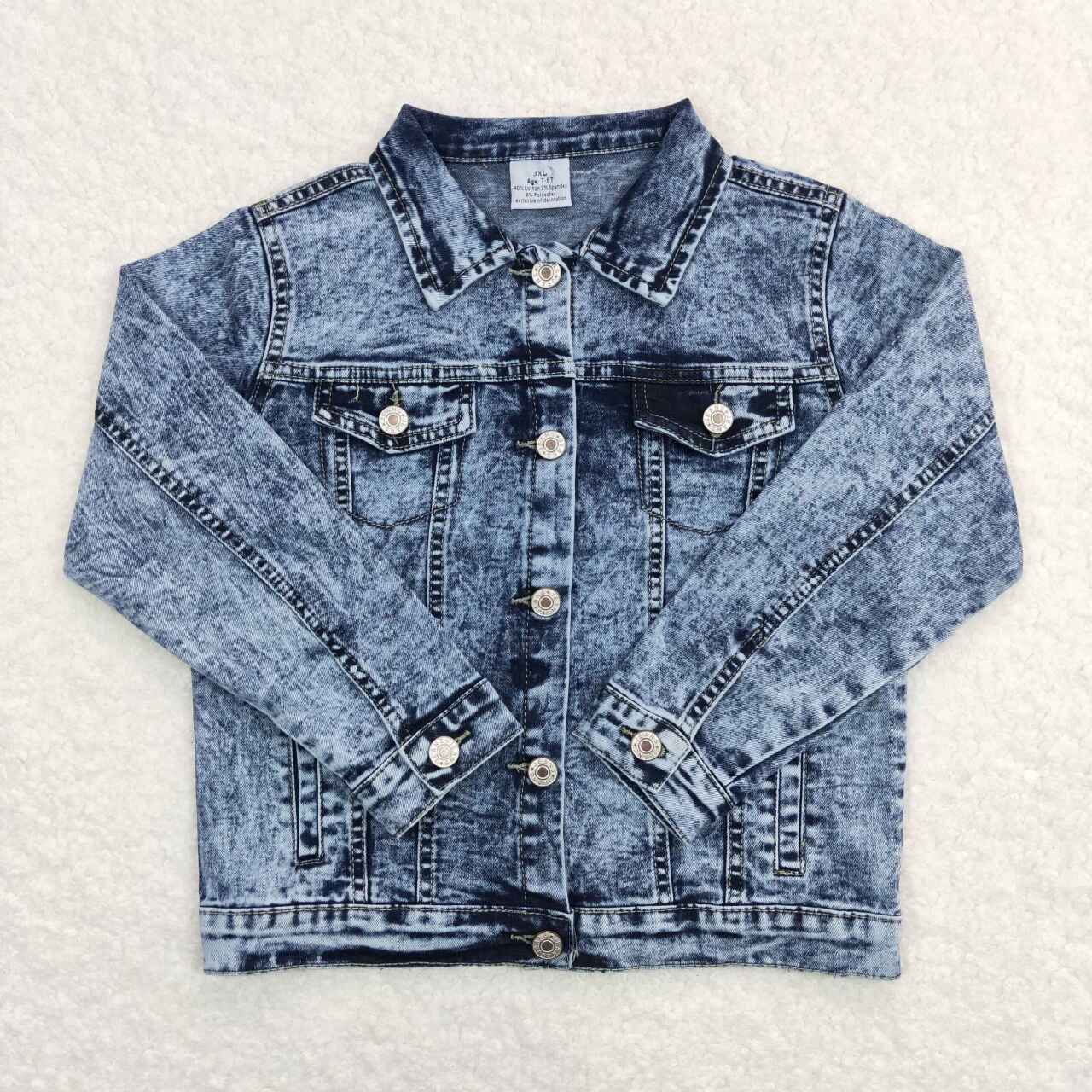 6 A5-14 Blue and White denim top Denim jacket