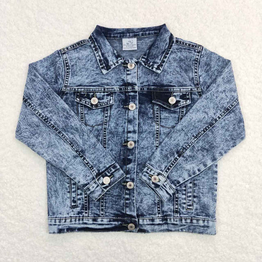 6 A5-14 Blue and White denim top Denim jacket