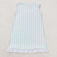 GSD1078 Crab white lace sleeveless dress