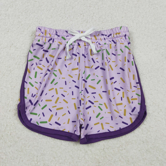 SS0656 Baby Girls Mardigras Sprinkles Team Shorts Bottom C10.27