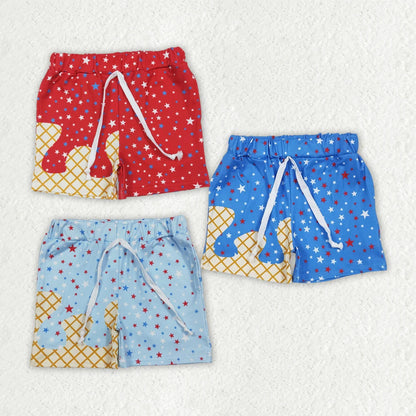 Sibling 3 Colors Baby Boys Drip Stars Pockets Team Shorts Bottoms 6.16
