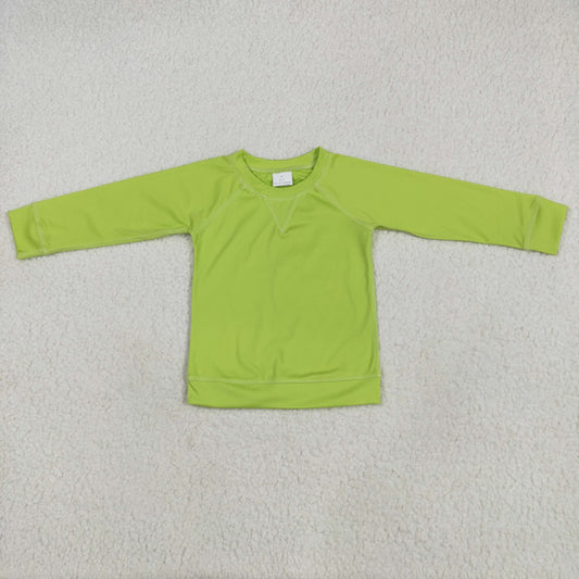 GT0971 Baby Girls Aqua Long Sleeves Yoga Shirts Top 5.15