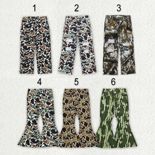 Sibling Baby Boys Girls Camouflage Hunting Season Denim Jeans Pants C11.19