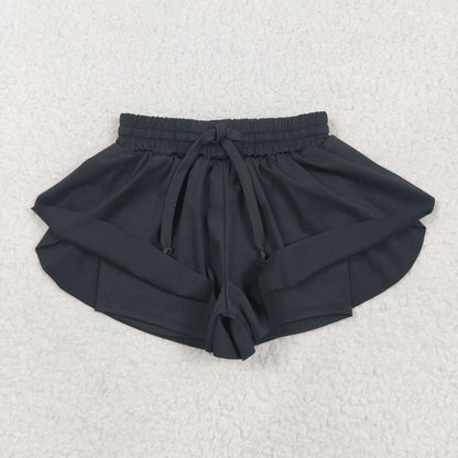 SS0551 Baby Girls Black Skort Shorts Bottoms 5.19