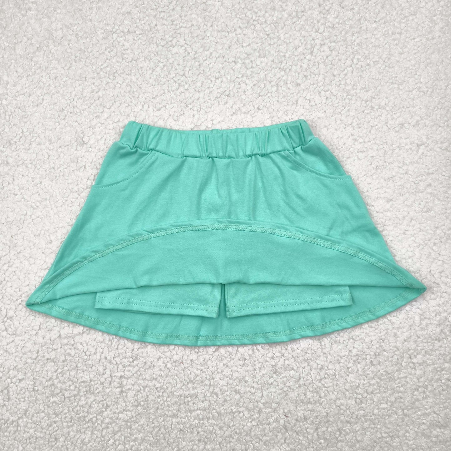 GLK0069 Baby Girls Green Pocket Yoga Active Wear Skort  4.29