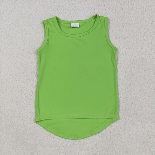 GT0985 Baby Girls Green Sleeveless Vests Top 5.29
