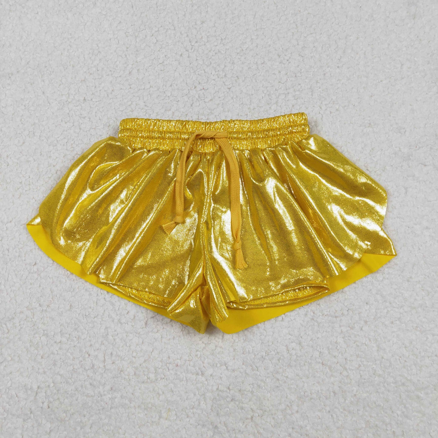SS0687 Baby Girls Orange Ruffle Shorts Bottoms Shorts C12.15