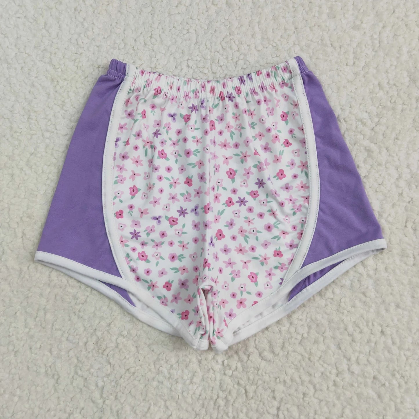 Sibling Baby Girls Floral Camo Summer Shorts Bottoms 6.4