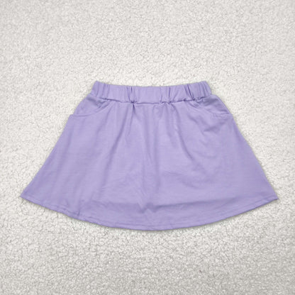 GLK0067 Baby Girls Lavender Pocket Yoga Active Wear Skort 4.30