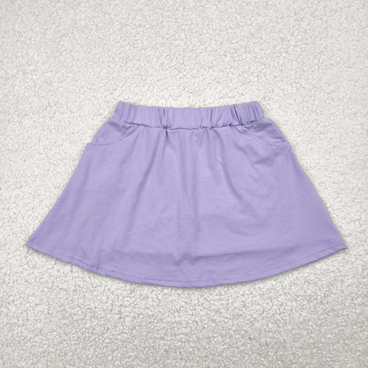 GLK0067 Baby Girls Lavender Pocket Yoga Active Wear Skort 4.30