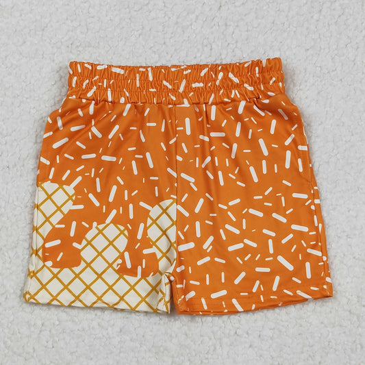 SS0639 Baby Boys Orange Drip Team Shorts Bottom C8.27