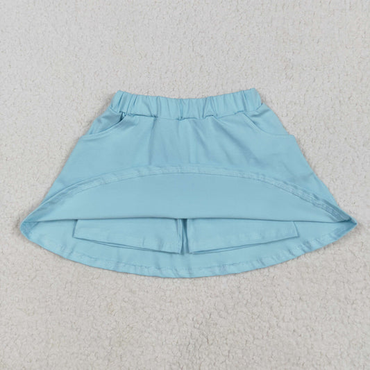 GLK0065 Baby Girls Aqua Pocket Yoga Active Wear Skort 4.30