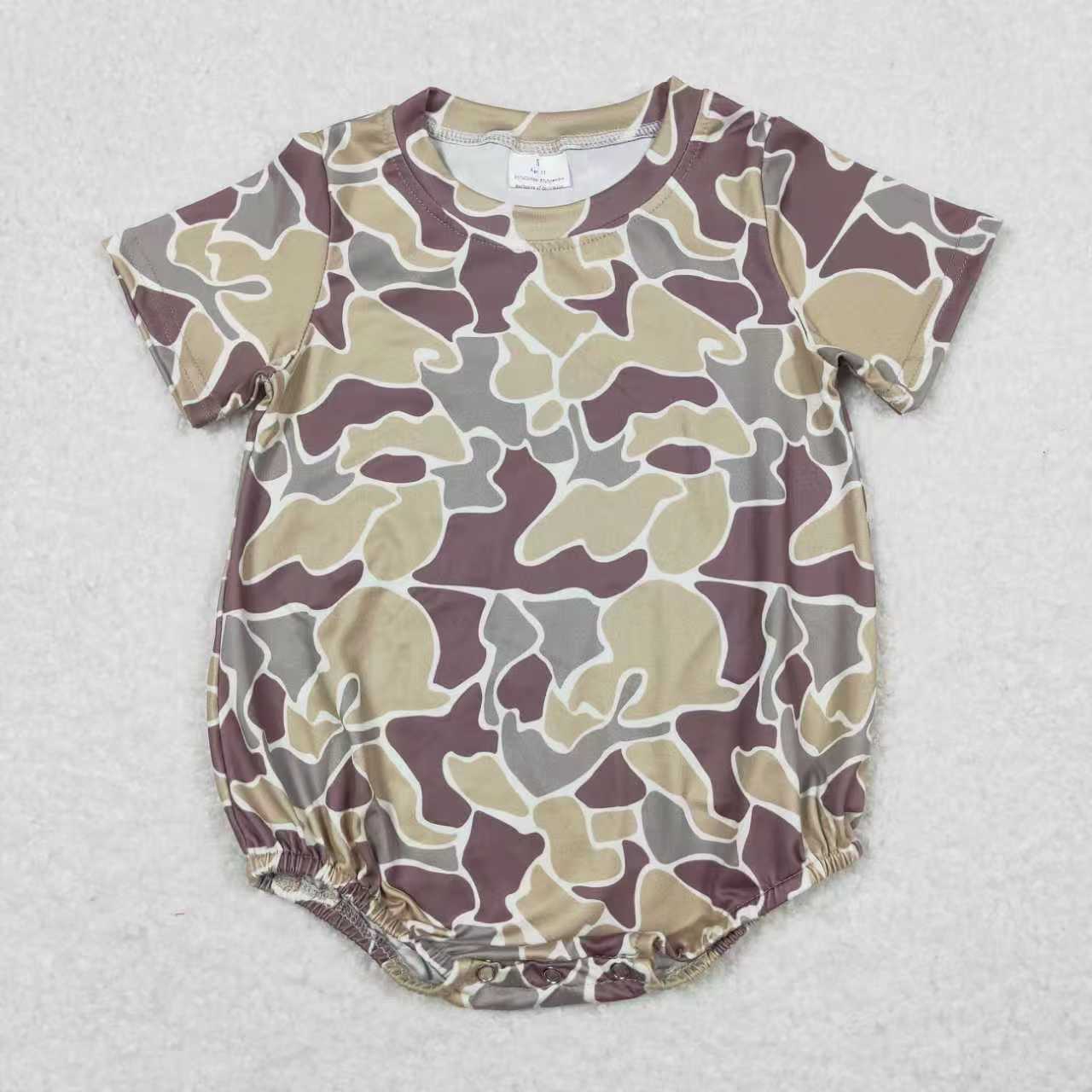 Sibling Baby Boys Short Sleeves Southern Camo Rompers C11.1
