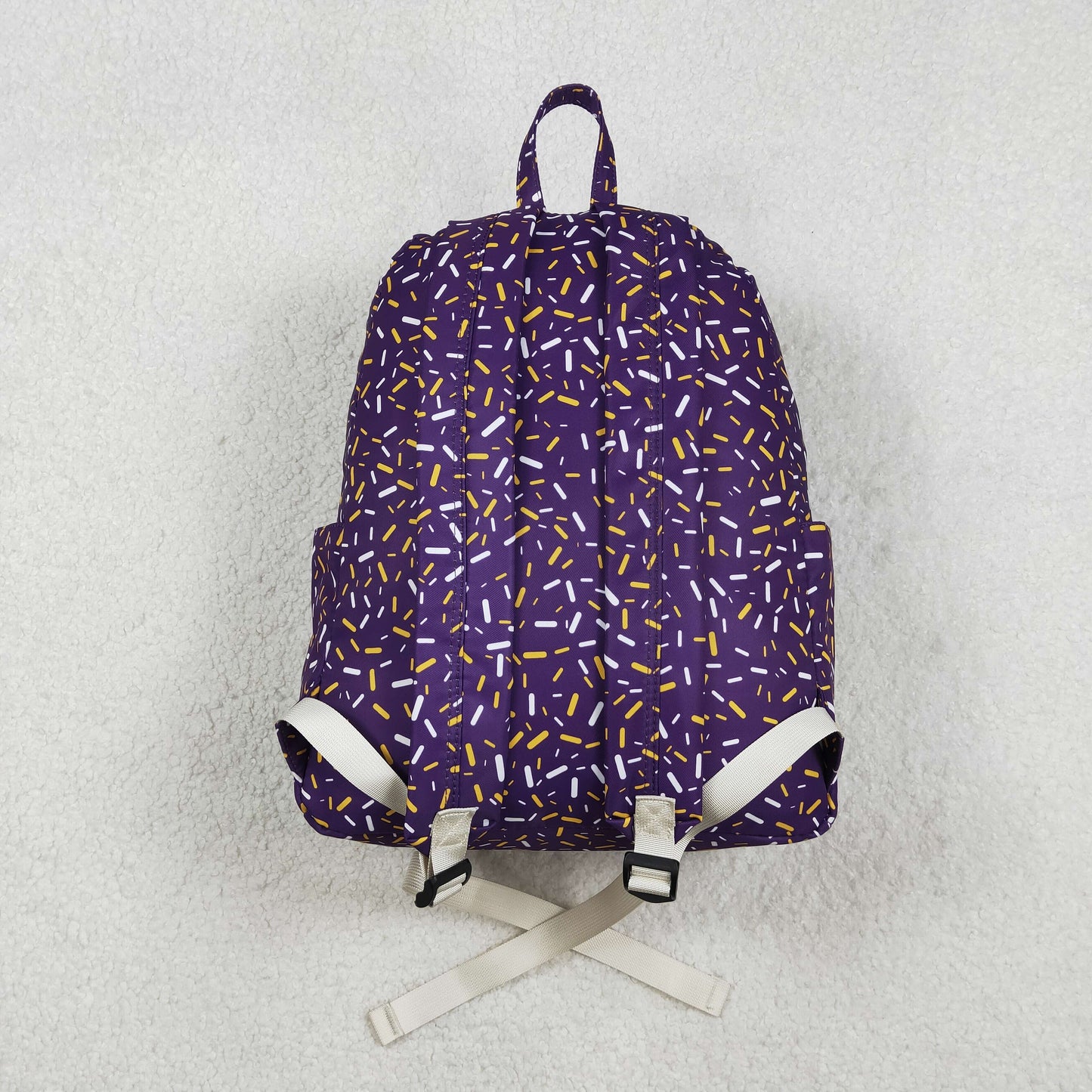 BA0327 Baby Kids Purple Team Zipper School Back Bags C11.7