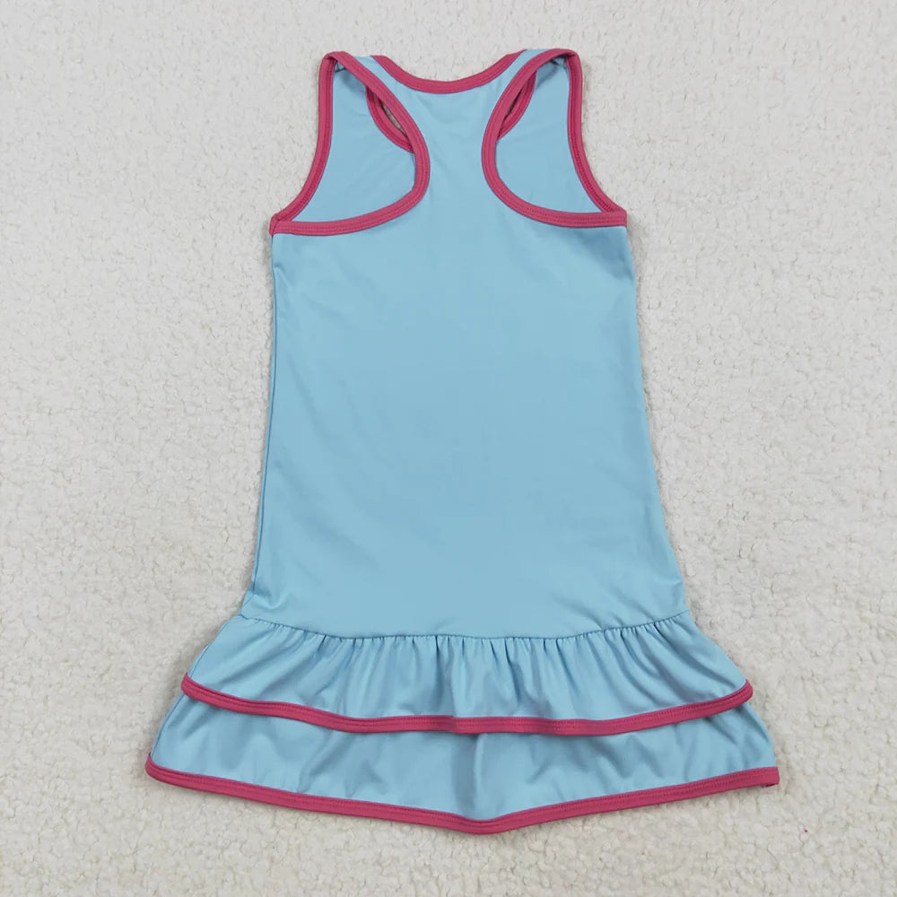Sibling Baby Girls Sleeveless Yoga Knee Length Dresses 7.15