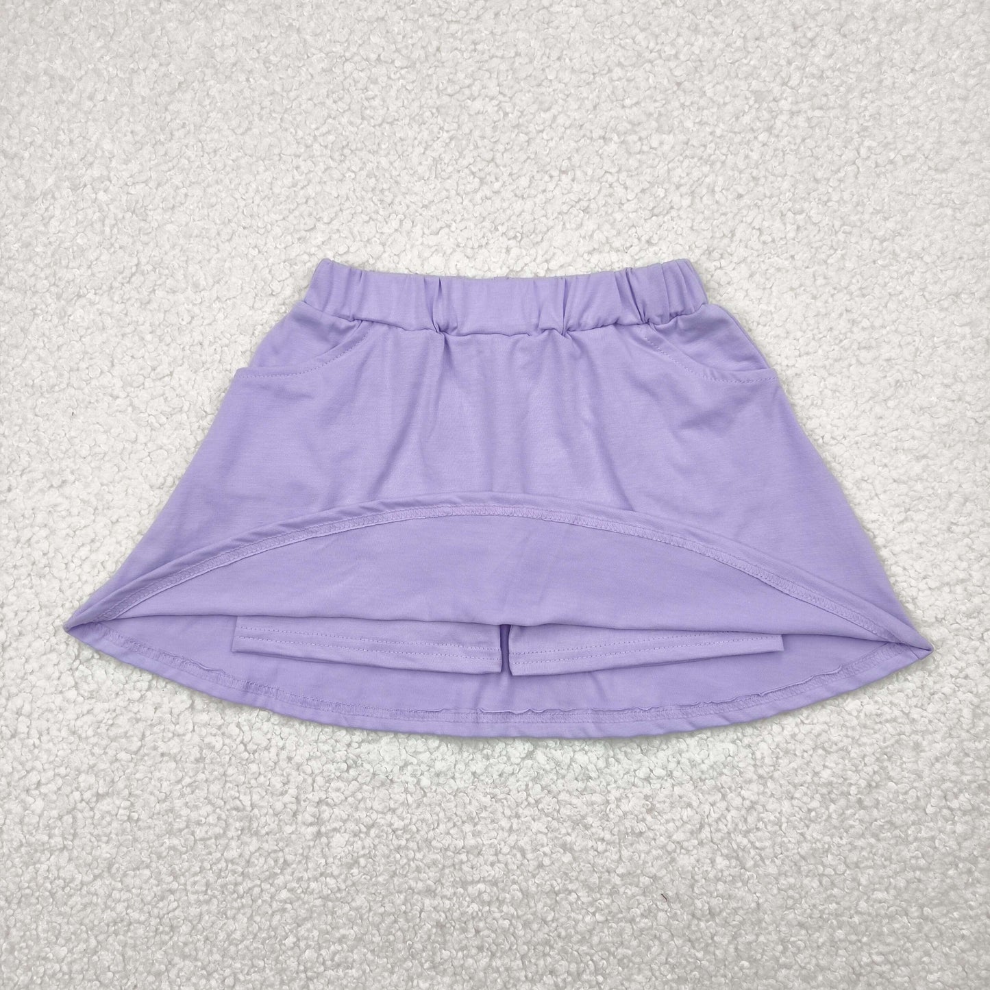 GLK0067 Baby Girls Lavender Pocket Yoga Active Wear Skort 4.30