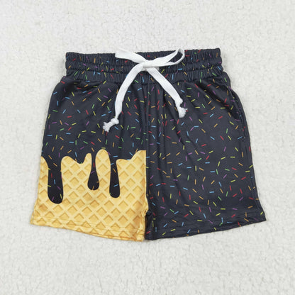 Sibling Baby Boys Ice Cream Drip Sprinkles Stars Summer Shorts Bottoms 7.25