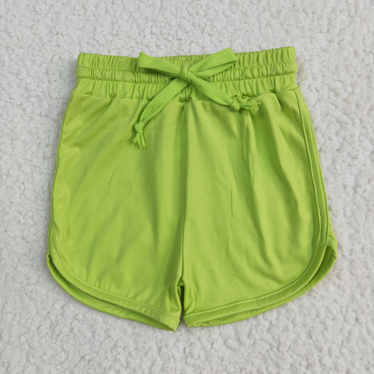 SS0506 Baby Girls Aqua Belt Yoga Shorts Bottoms 5.13