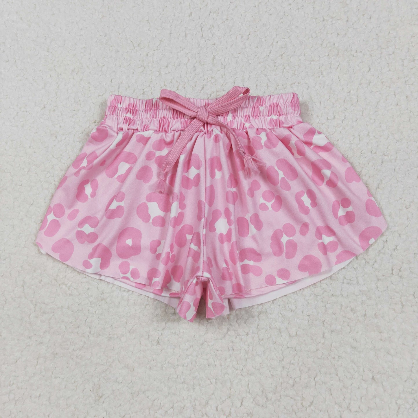 SS0587 Baby Girls Pink Leopard Summer Shorts Bottoms 5.27