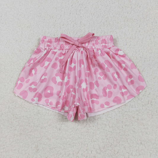 SS0587 Baby Girls Pink Leopard Summer Shorts Bottoms 5.27
