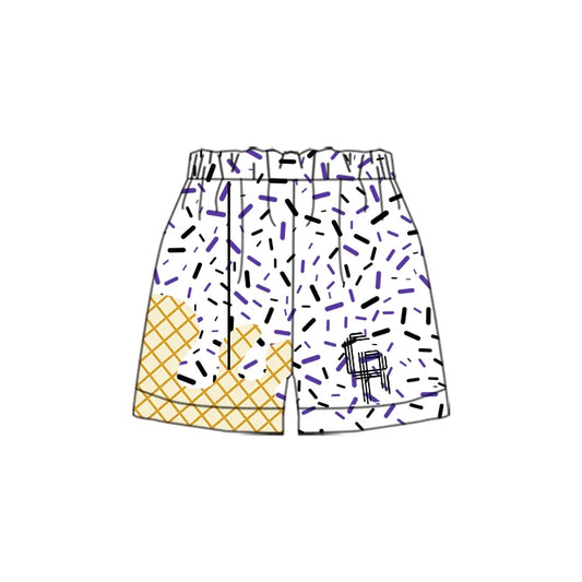 Baby Boys White Black CR Team Shorts Bottoms Preorder(moq 3)