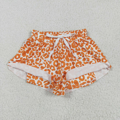 SS0584 Baby Girls Orange Leopard Summer Shorts Bottoms 5.27