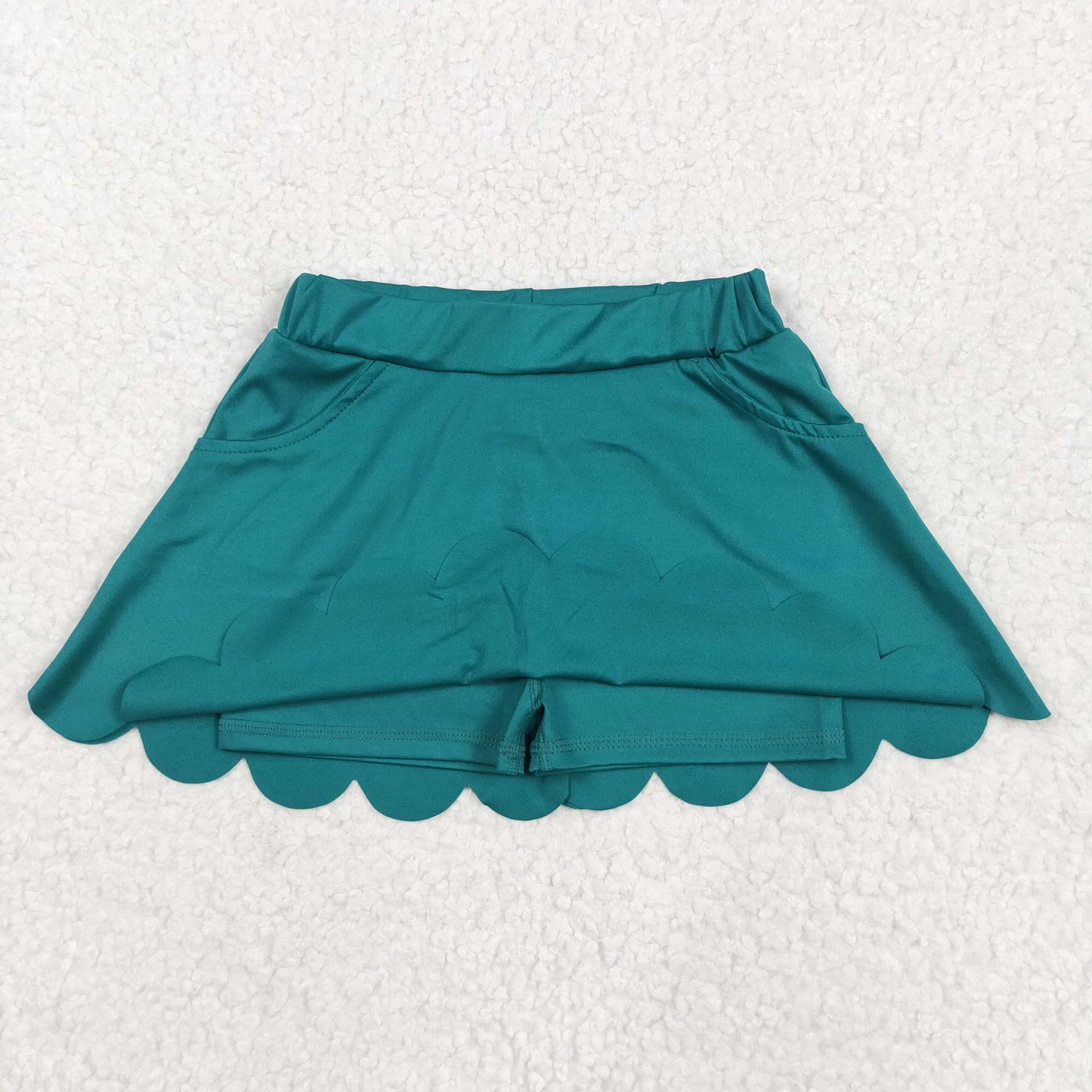 GLK0077 Baby Girls Dark Green Yoga Skorts Bottoms 5.17
