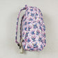 BA0182 Cartoon Star pink and white checkered backpack