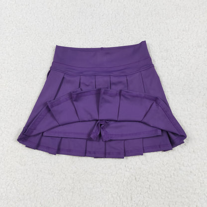 GLK0086 Baby Girls Purple Yoga Active Wear Skirt 6.10