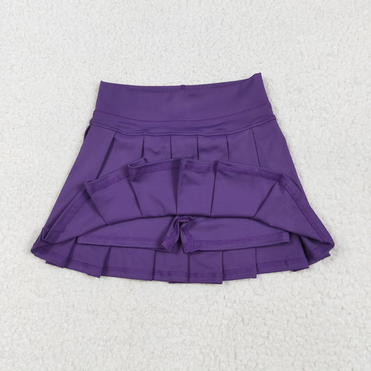 GLK0086 Baby Girls Purple Yoga Active Wear Skirt 6.10