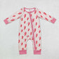 LR1983 Baby Infant Girls Western Lights Bamboo Long Sleeve Romper