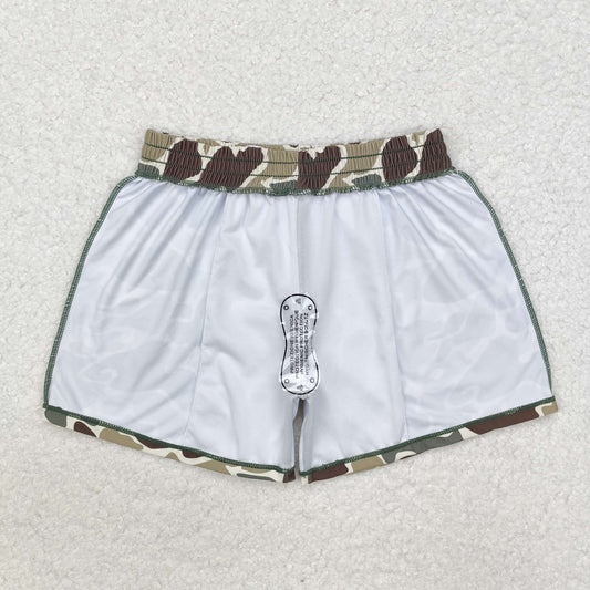 S0475 Baby Boys Green Camouflage Trunks Bottoms Swimsuits