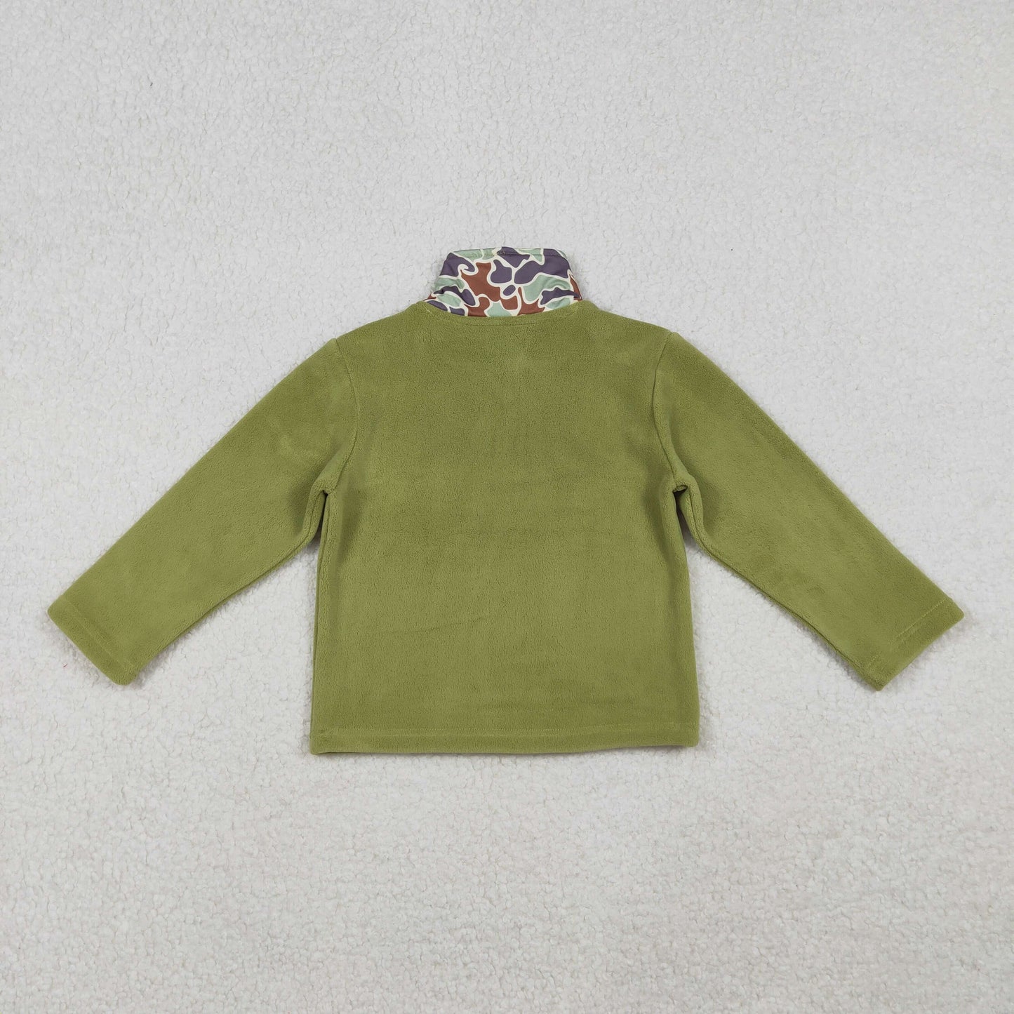 BT1308 Baby Boys Western Green Camo Zipper Pullovers Top C10.21