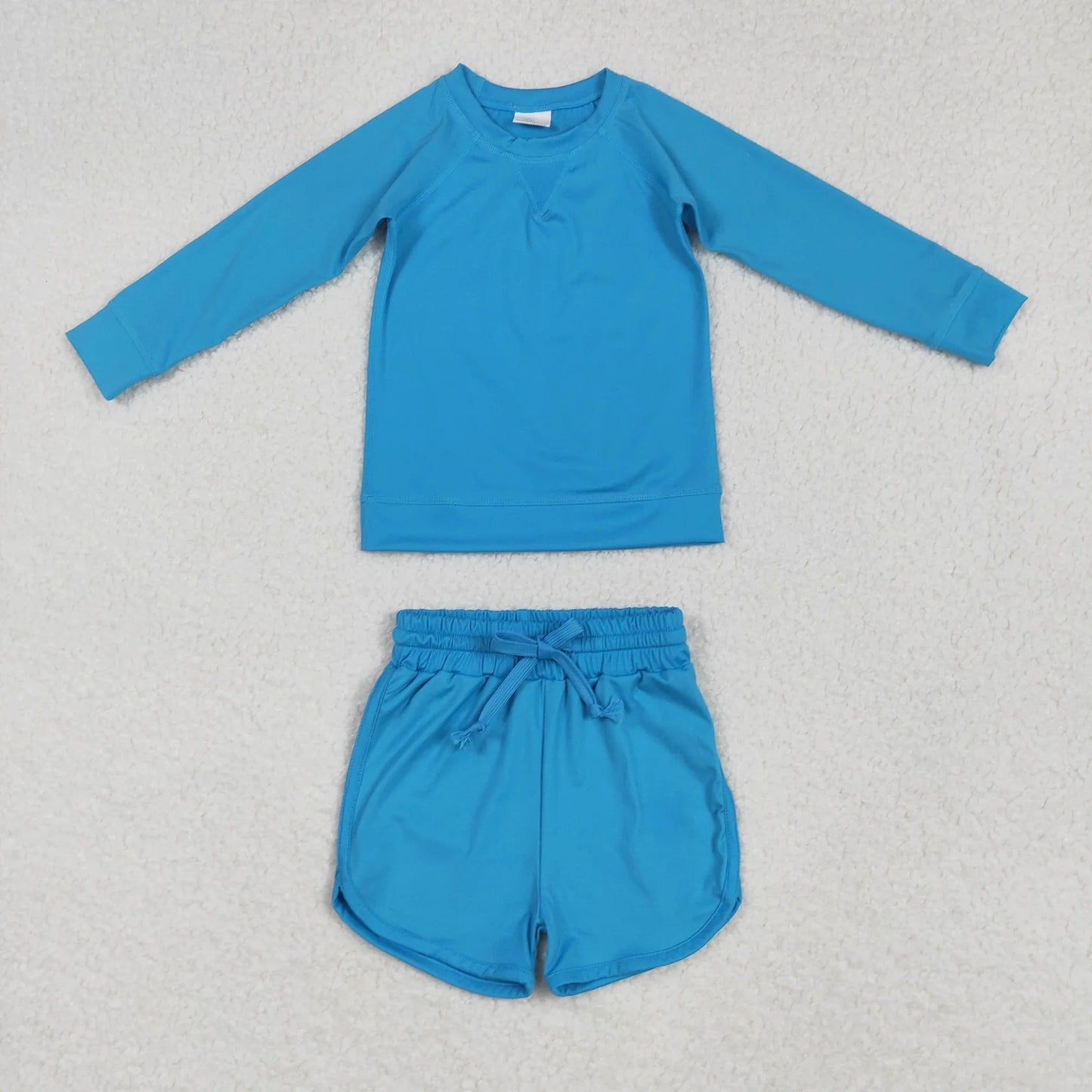 Sibling Baby Girls Colorful Long Sleeves Shirts Top Shorts With Belt Sets 6.5