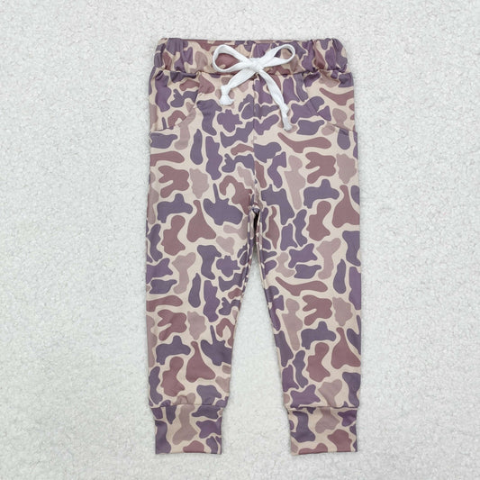 P0683 Baby Boys Grey Hunting Camo Bottoms Pants