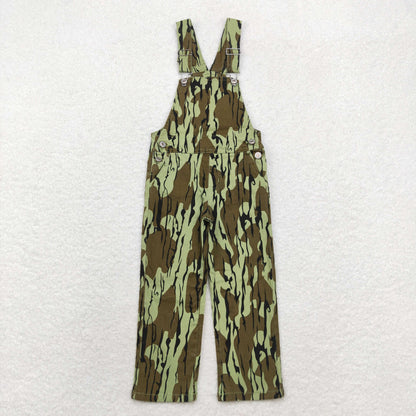 Baby Boys Kids Fall Hunting Camo Denim Strap jumpsuits Overall