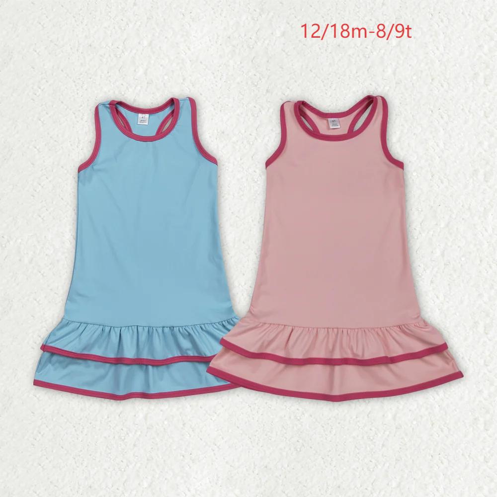 Sibling Baby Girls Sleeveless Yoga Knee Length Dresses 7.15